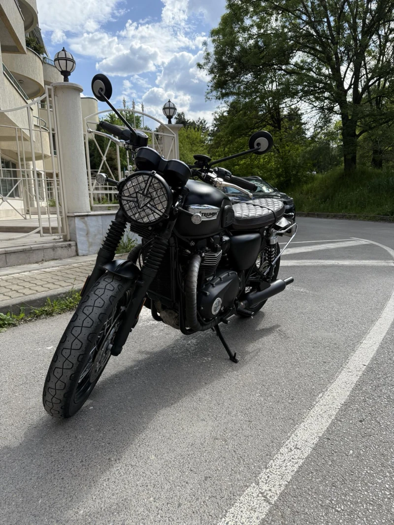Triumph Bonneville T100 Black, снимка 10 - Мотоциклети и мототехника - 52789261