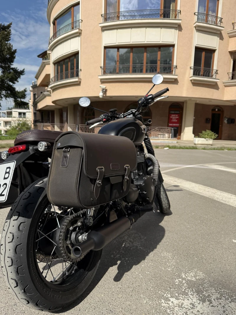 Triumph Bonneville T100 Black, снимка 8 - Мотоциклети и мототехника - 52789261