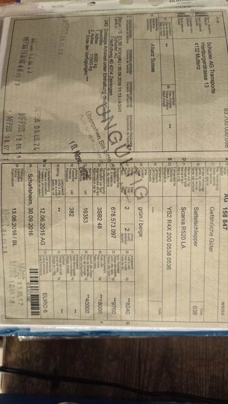 Scania R 520  / евро 5 / ADR, снимка 17 - Камиони - 52828596