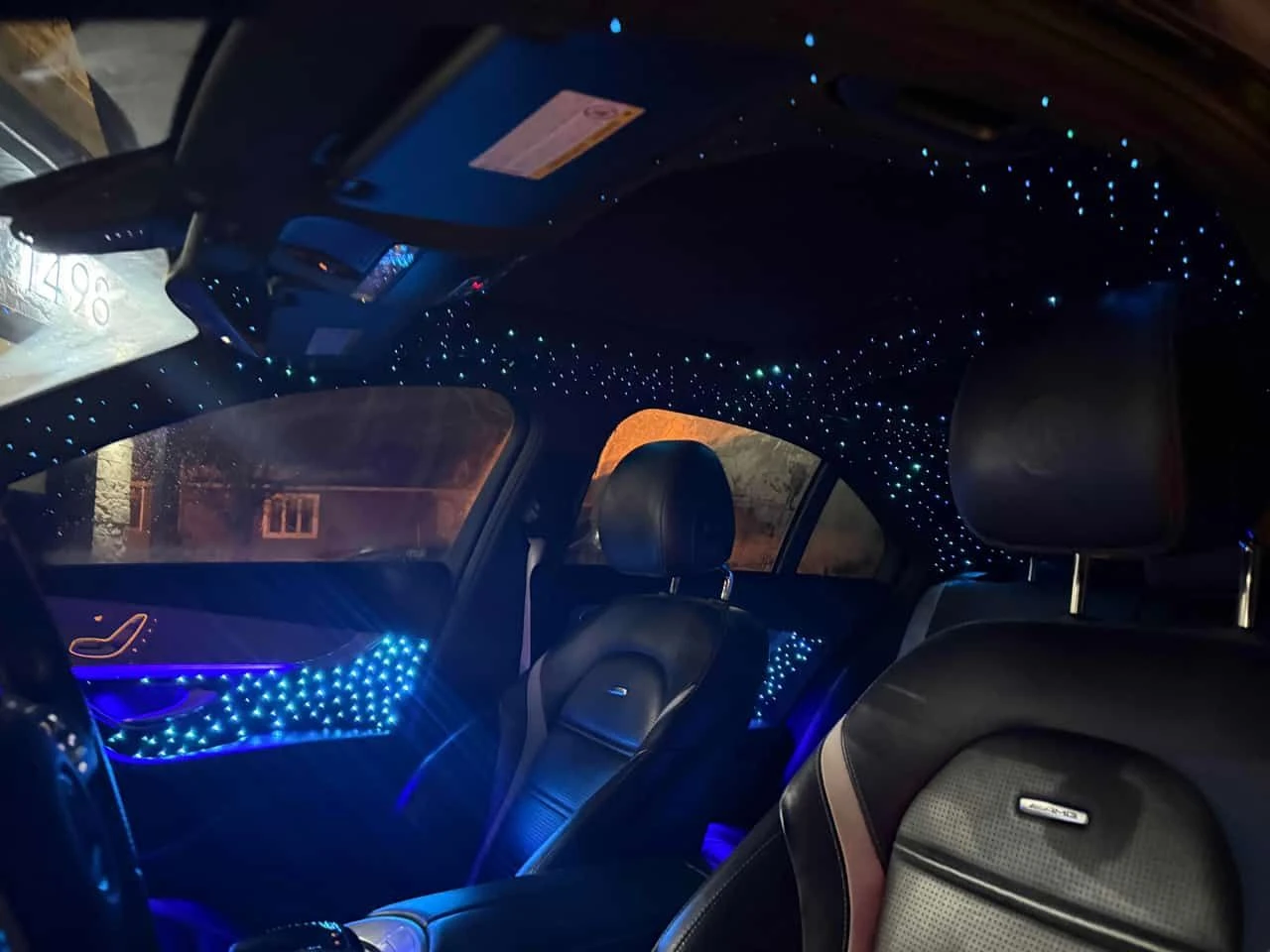 Mercedes-Benz C 63 AMG S | DISTRONIC | BURMESTER | 360 | ЗВЕЗДЕН ТАВАН, снимка 14 - Автомобили и джипове - 53819519