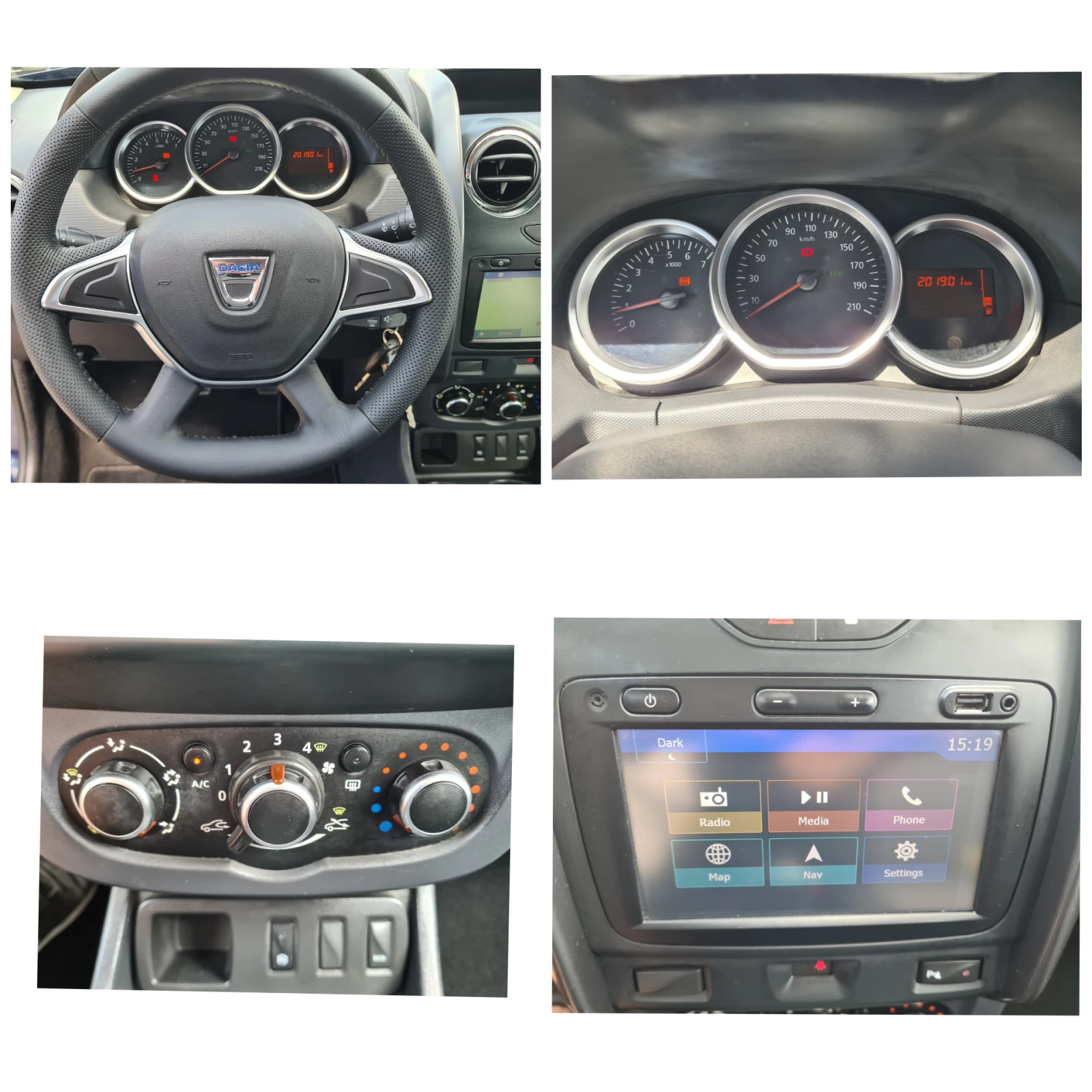 Dacia Duster 1.6i-GPL-НАВИ.-ЕВРО 6В-ЛИЗИНГ, снимка 14 - Автомобили и джипове - 54979409