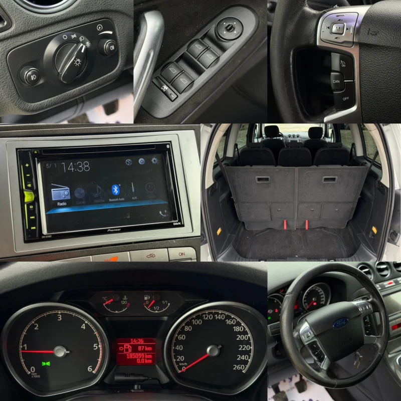 Ford Galaxy 2.0TDCI 140кс 6с 7-места НАВИ , снимка 17 - Автомобили и джипове - 53029595