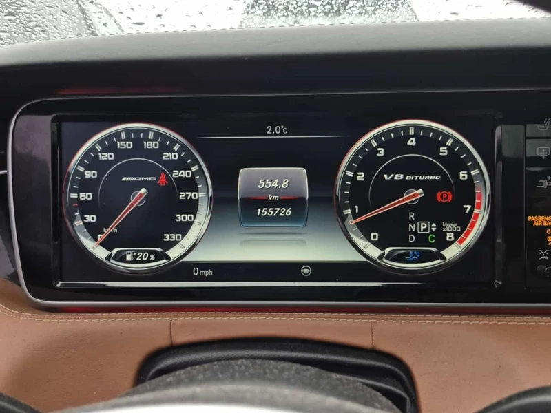 Mercedes-Benz S 63 AMG| КУПЕ| DISTRONIC| BURMESTER| HEAD-UP| 360, снимка 11 - Автомобили и джипове - 53567889