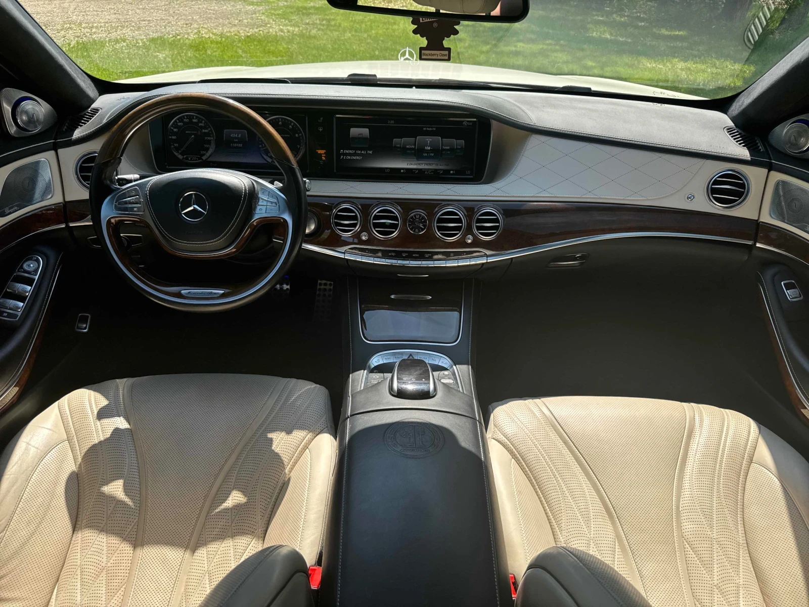 Mercedes-Benz S 63 AMG БЯЛА ПЕРЛА / УНИКАТ / CARFAX, снимка 8 - Автомобили и джипове - 54934119