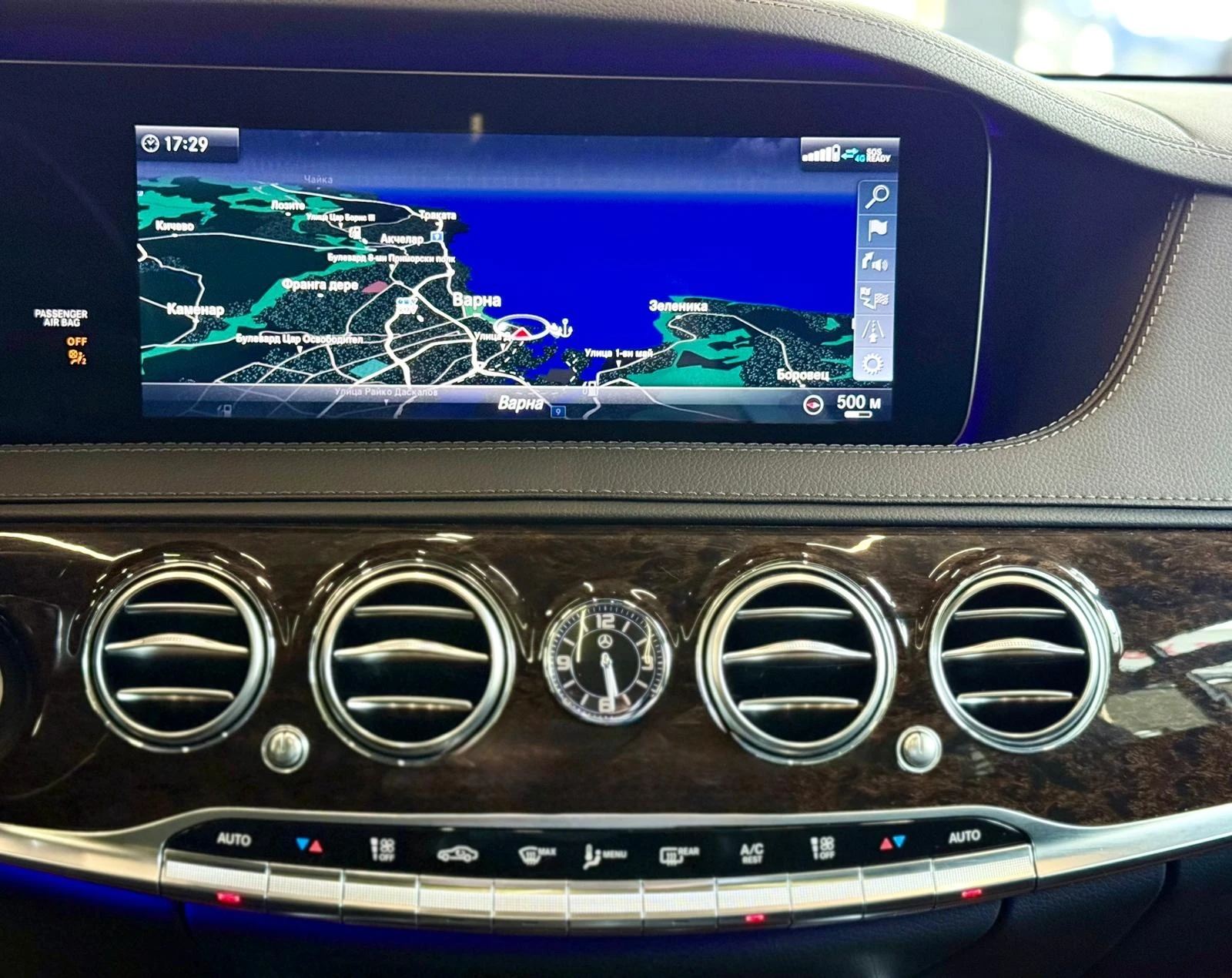 Mercedes-Benz S 400 L* 4M* Burmester* �����* Pano* Nightvision* ������ | Mobile.bg � ����������� 12