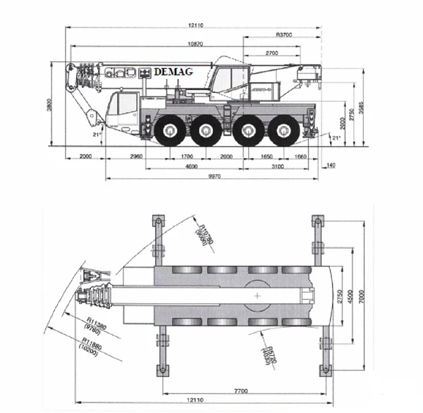 Mercedes-Benz Actros DEMAG AC 80-2  8x8x8, снимка 14 - Камиони - 32988581