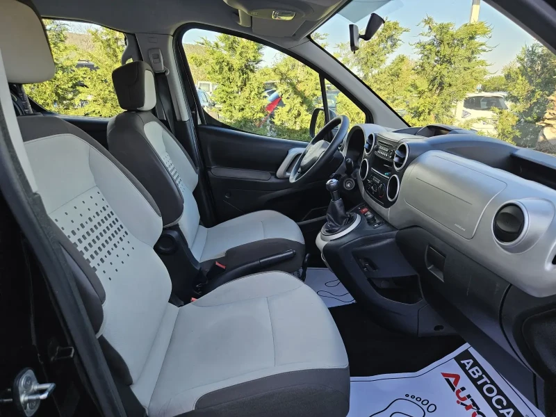 Citroen Berlingo 1.6i-98кс= КЛИМАТИК= ПЪТНИЧЕСКИ= 2015г, снимка 15 - Автомобили и джипове - 50100055