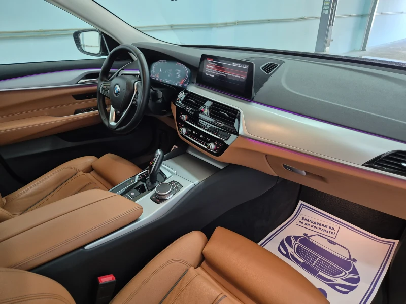 BMW 6 GT 3.0D* XDRIVE* КАМЕРА* КОЖА* НАВИ* ДИГИТАЛНО-ТАБЛО, снимка 14 - Автомобили и джипове - 51667324