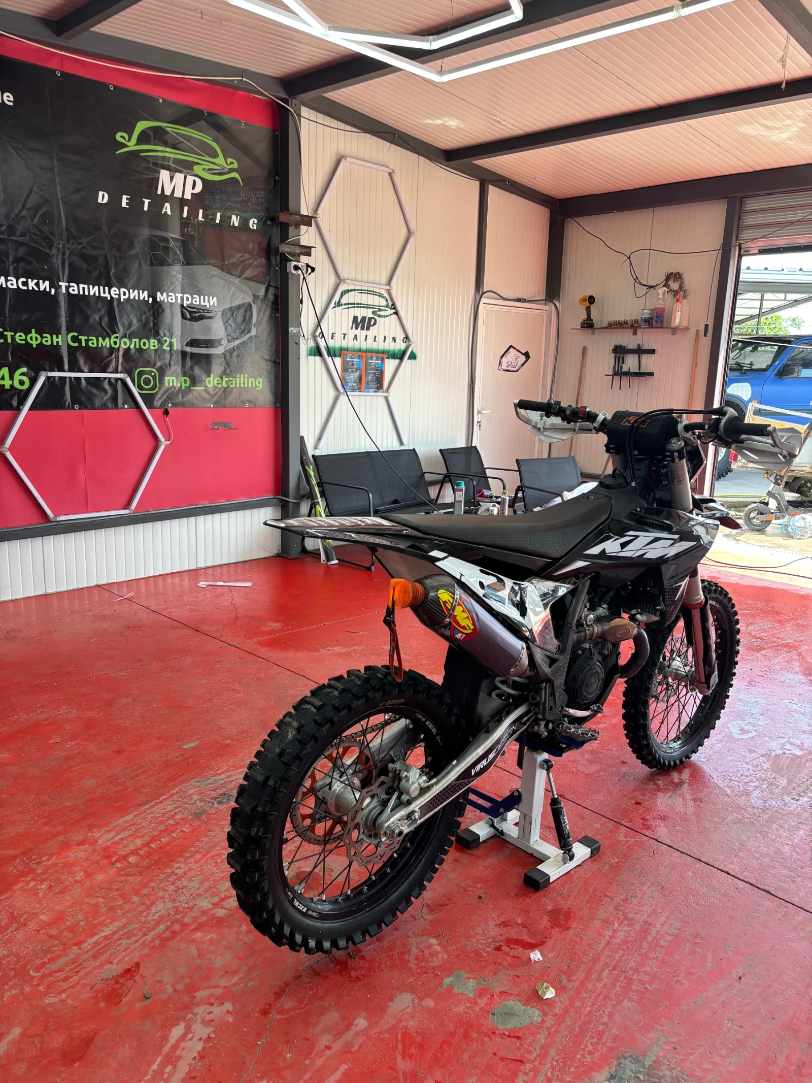 Ktm SX-F 450 Лизинг ! Направен изцяло на ЕХЦ , снимка 2 - Мотоциклети и мототехника - 54658332
