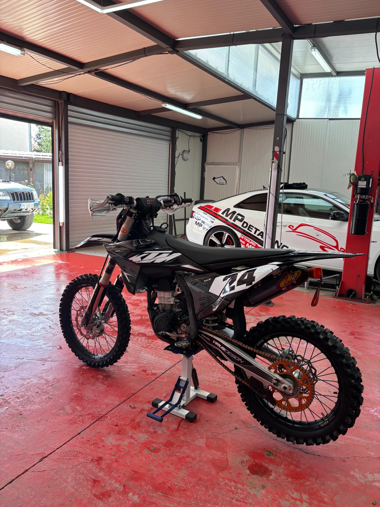 Ktm SX-F 450 Лизинг ! Направен изцяло на ЕХЦ , снимка 3 - Мотоциклети и мототехника - 54658332