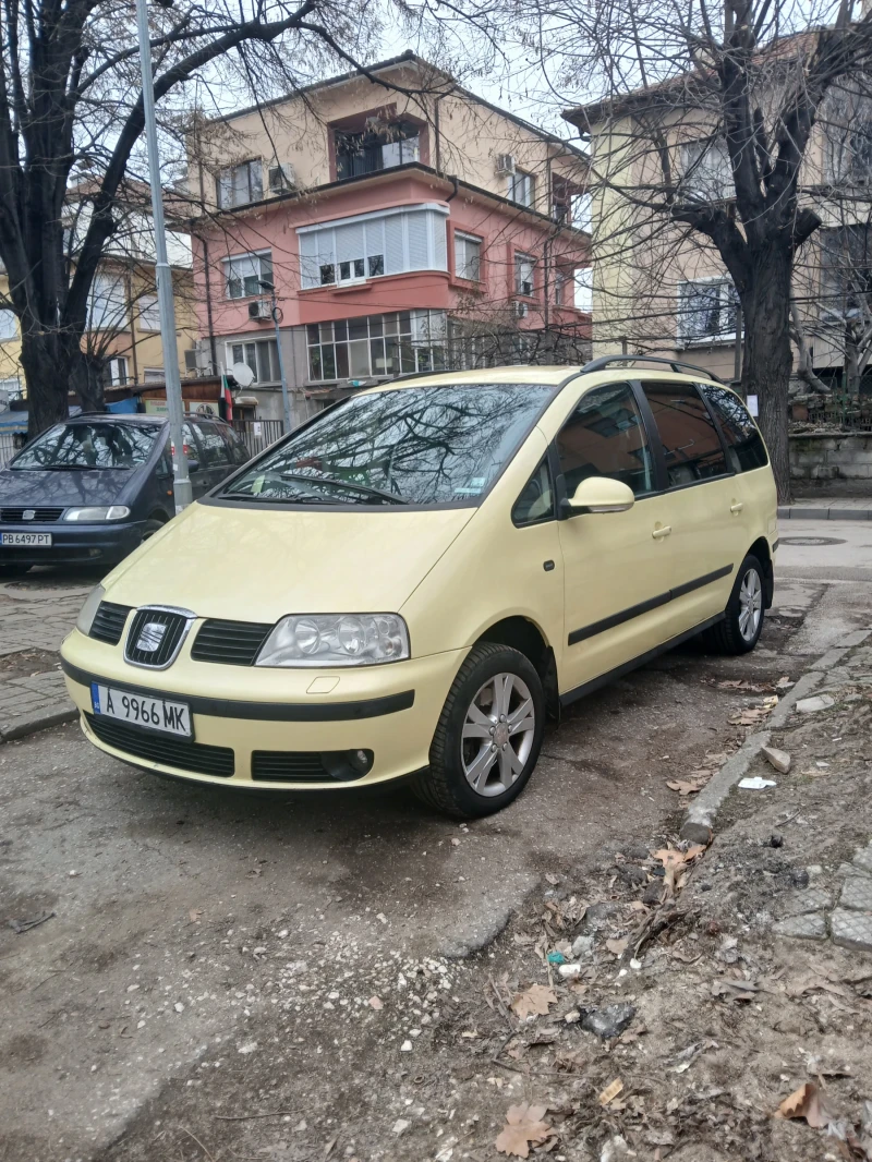 Seat Alhambra 1.9TDI, снимка 1 - Автомобили и джипове - 48100820