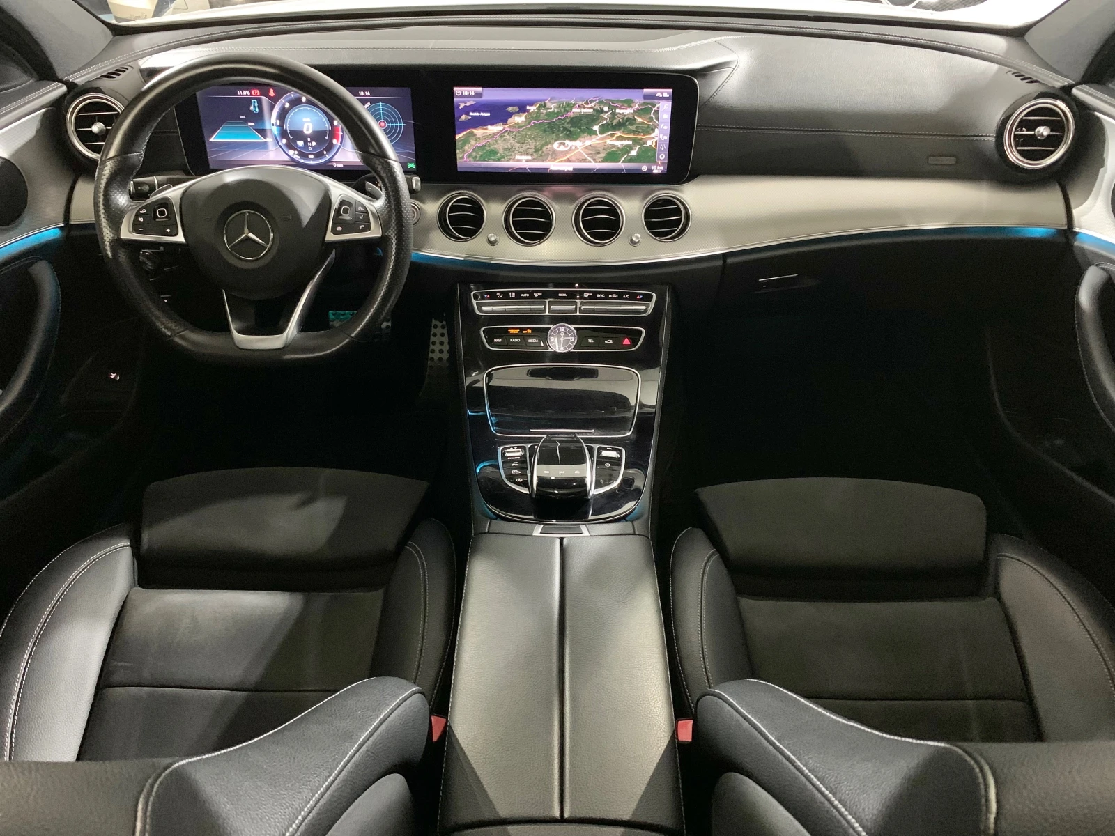 Mercedes-Benz E 220 4-Matic AMG * PANORAMA* HeadUp* PODGREV* BlindSpot | Mobile.bg   11