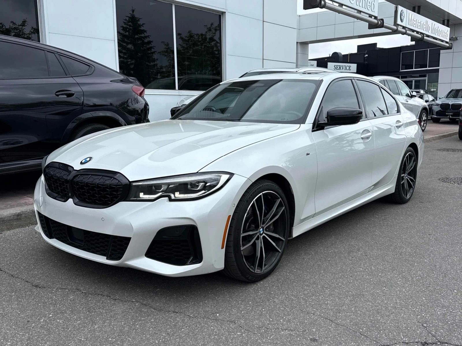 BMW 340 ДИСТРОНИК * ПОДГРЕВ * H/K * HEAD UP * ПАНОРАМА , снимка 2 - Автомобили и джипове - 55071605