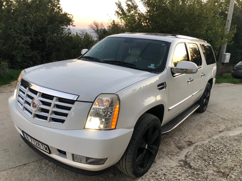 Cadillac Escalade Esv, long, lpg, , снимка 1 - Автомобили и джипове - 46977885