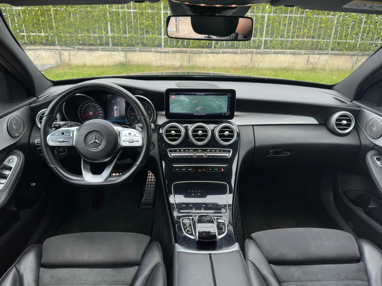 Mercedes-Benz C 200  AMG OPTIC* FACELIFT* 9G* SHADOW* ������ | Mobile.bg � ����������� 7
