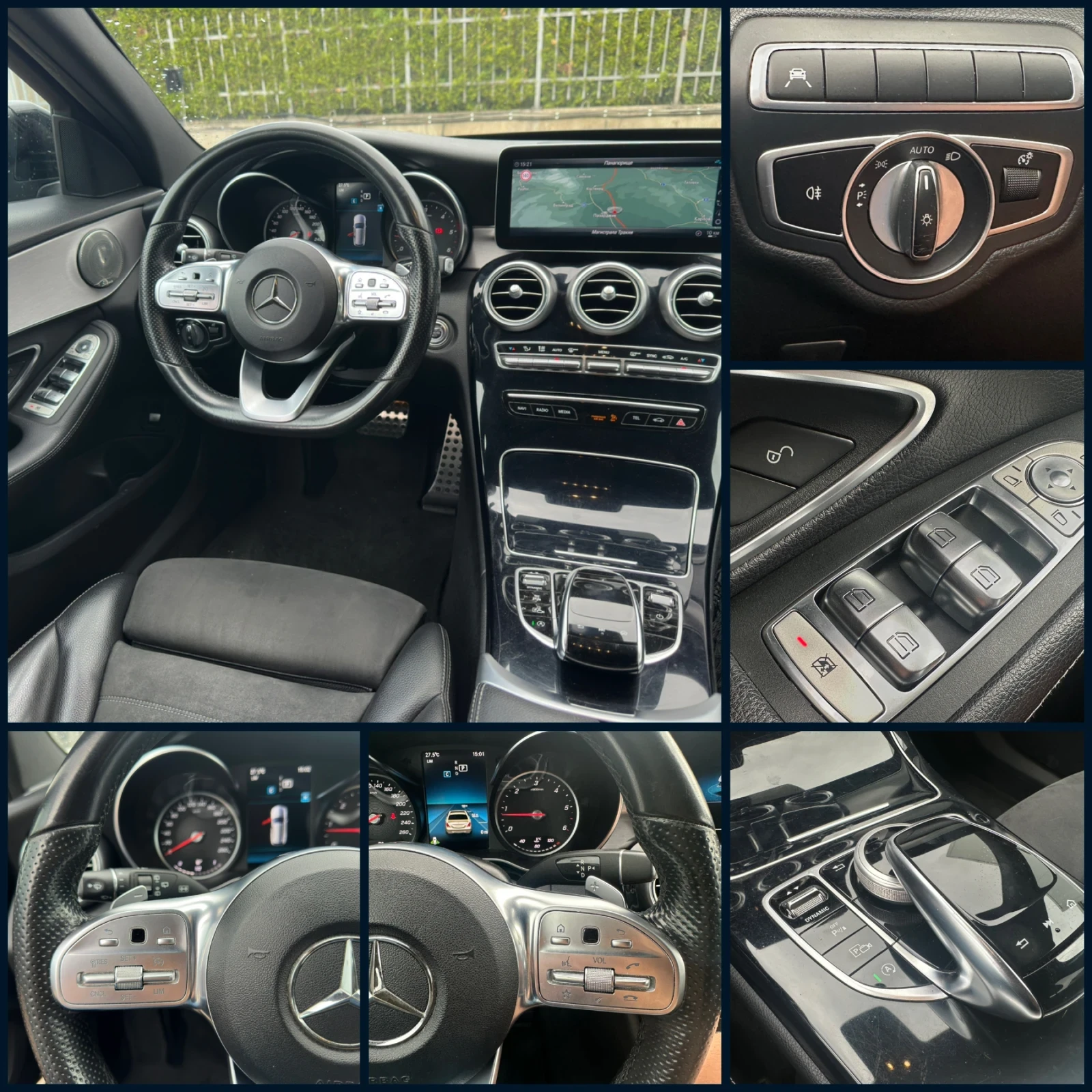 Mercedes-Benz C 200  AMG OPTIC* FACELIFT* 9G* SHADOW* ������ | Mobile.bg � ����������� 12
