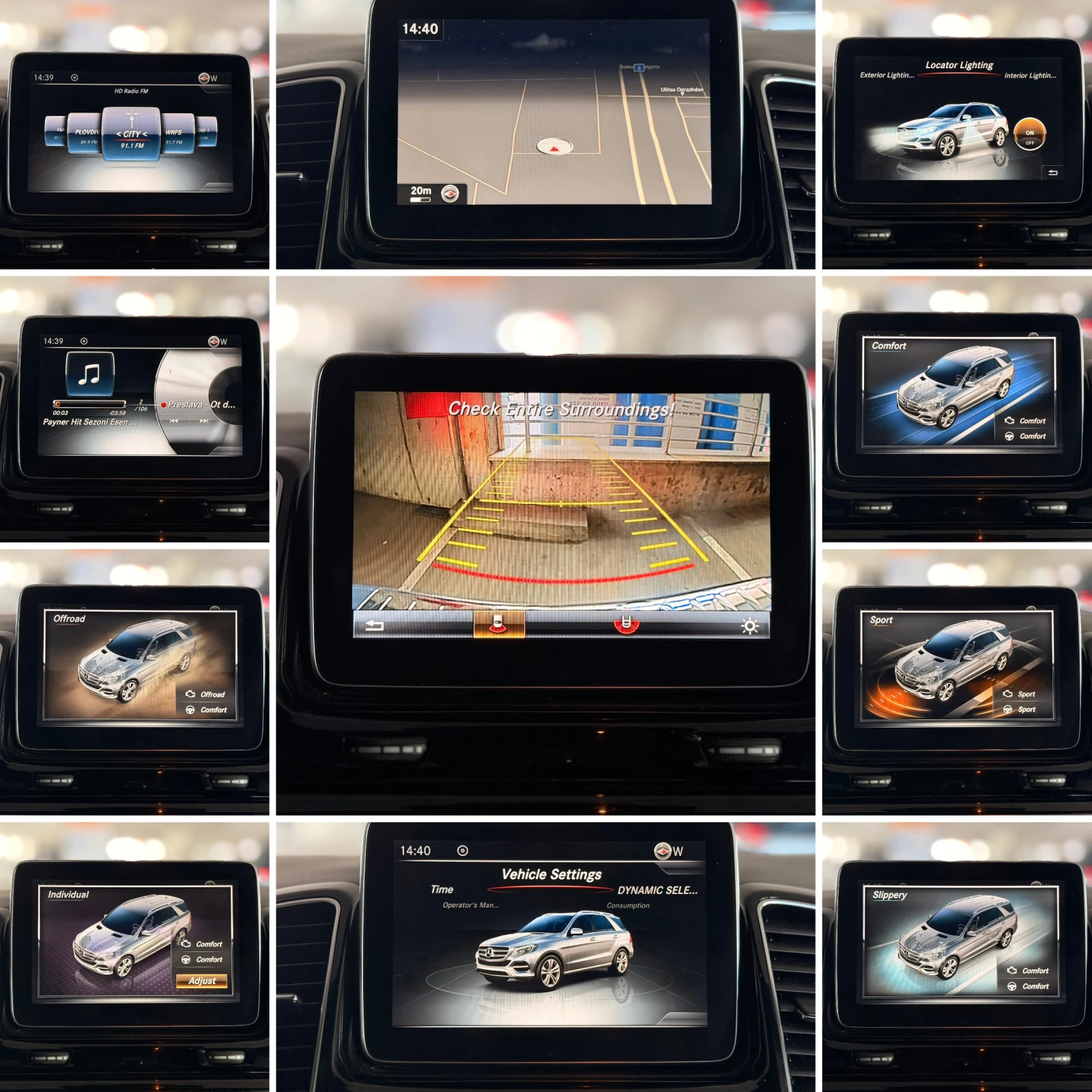Mercedes-Benz GLE 350 - 63 Amg pack-Keyless - 144000км - 4matic - Navi -, снимка 14 - Автомобили и джипове - 54529155