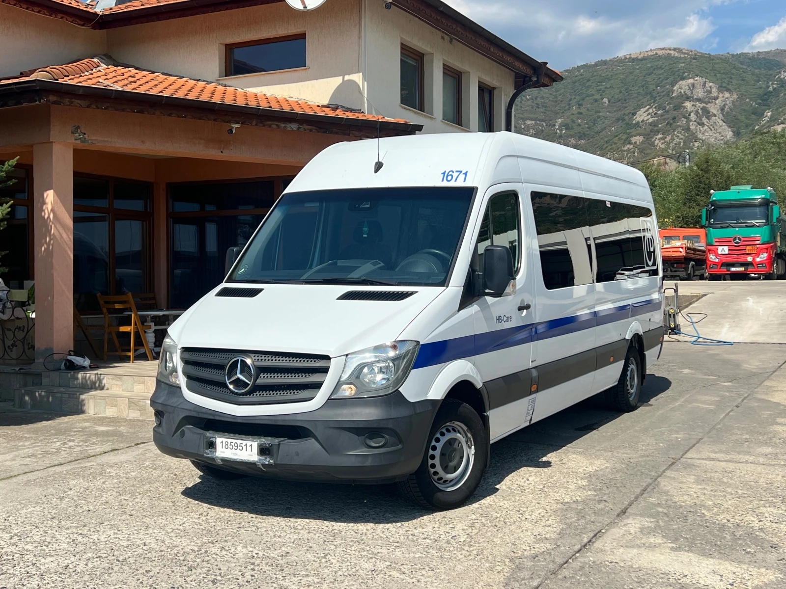 Mercedes-Benz Sprinter 314 Пътнически , 12 Места , EURO6 , Клима , снимка 1