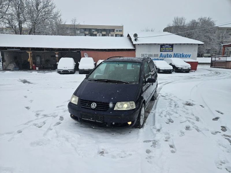 VW Sharan Vw Sharan 1.9tdi клима 7 местен, снимка 3 - Автомобили и джипове - 49134526