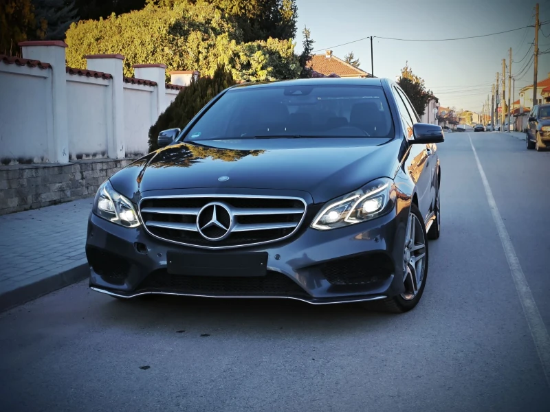 Mercedes-Benz E 350 AMG/Сменени Вериги/Подгрев/Задно/На Пружини, снимка 3 - Автомобили и джипове - 52900999