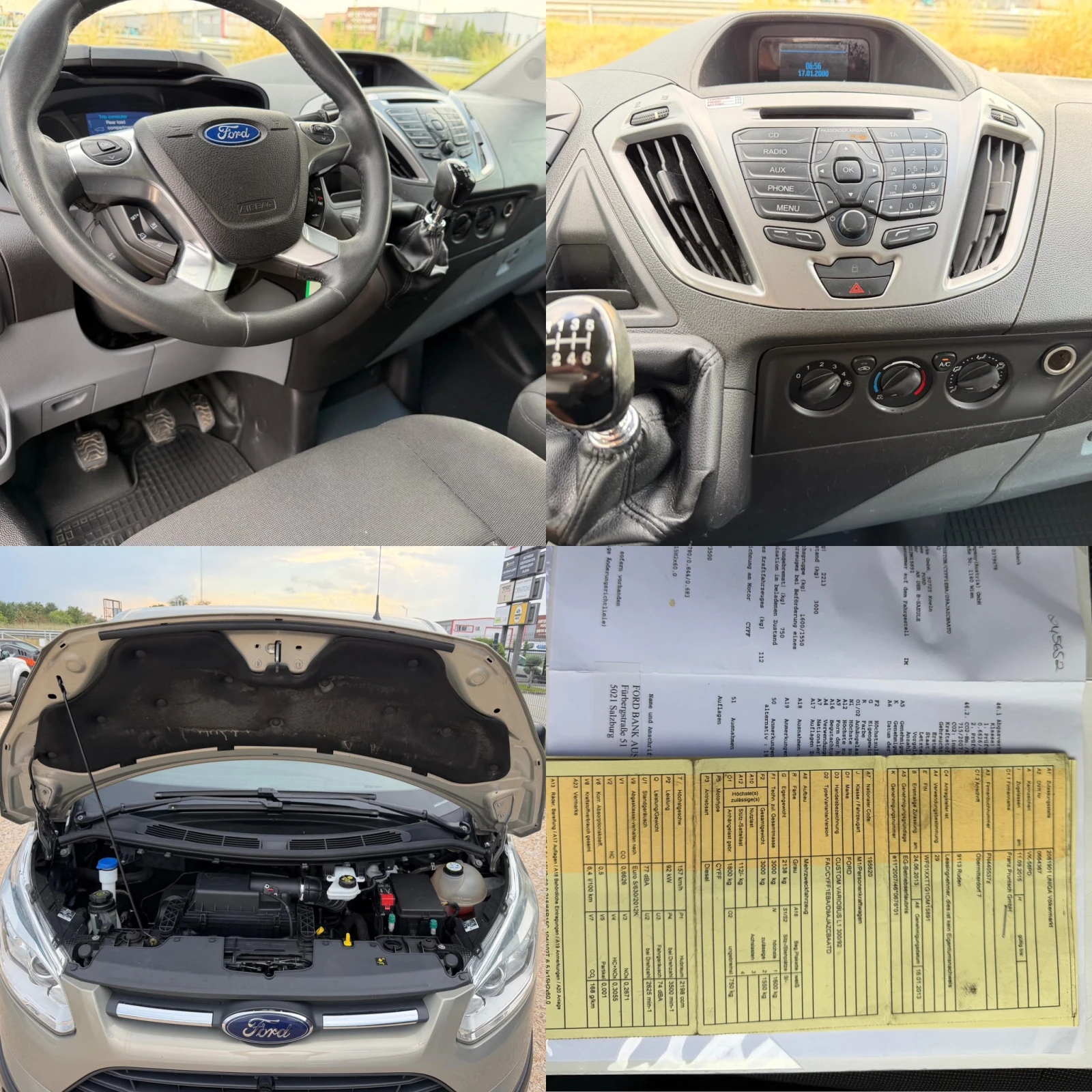 Ford Transit Custom Variobus 9-Места, Нов Внос, , , , снимка 17 - Бусове и автобуси - 55792646