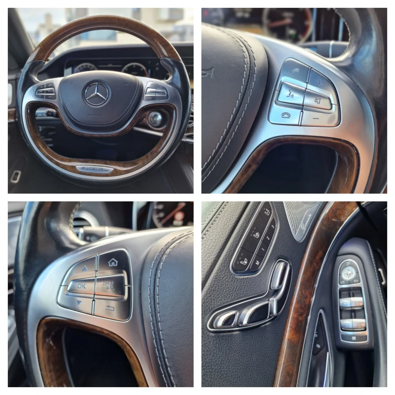 Mercedes-Benz S 350 AMG/МАСАЖИ ОТПРЕД И ОТЗАД/ОБСЛУЖЕНА/КАТО НОВА !!!!, снимка 14 - Автомобили и джипове - 44892706