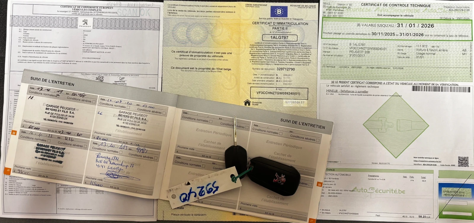 Peugeot 208 1.2 I* * 120 000 * SERVICE BOOK* KTEO*  | Mobile.bg   14