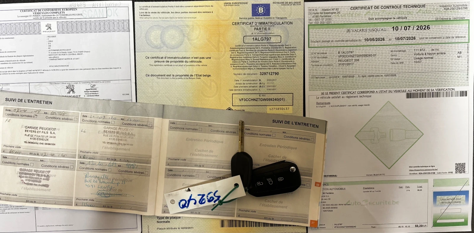 Peugeot 208 1.2 I* АВТОМАТИК* 120 000 КМ* SERVICE BOOK* KTEO* , снимка 14 - Автомобили и джипове - 53565766