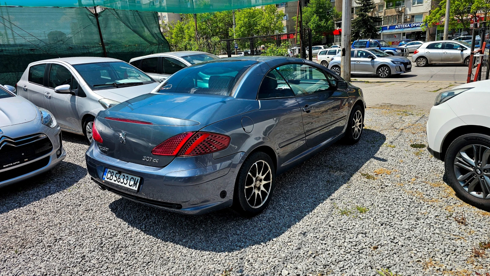 Peugeot 307 CC-1.6i-110kc-ГАЗОВ-ИНЖ, снимка 4 - Автомобили и джипове - 54477435