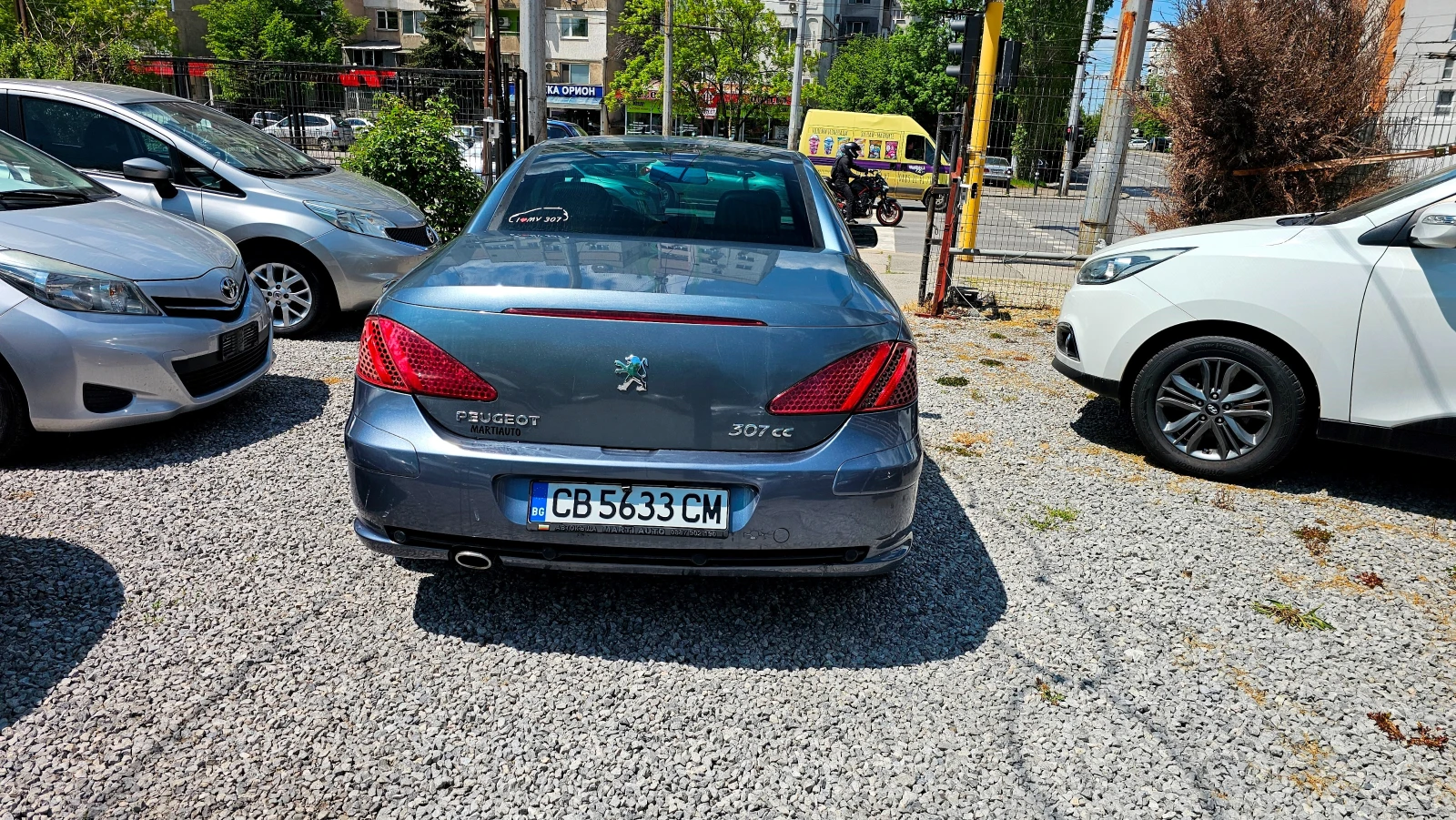Peugeot 307 CC-1.6i-110kc-ГАЗОВ-ИНЖ, снимка 5 - Автомобили и джипове - 54477435