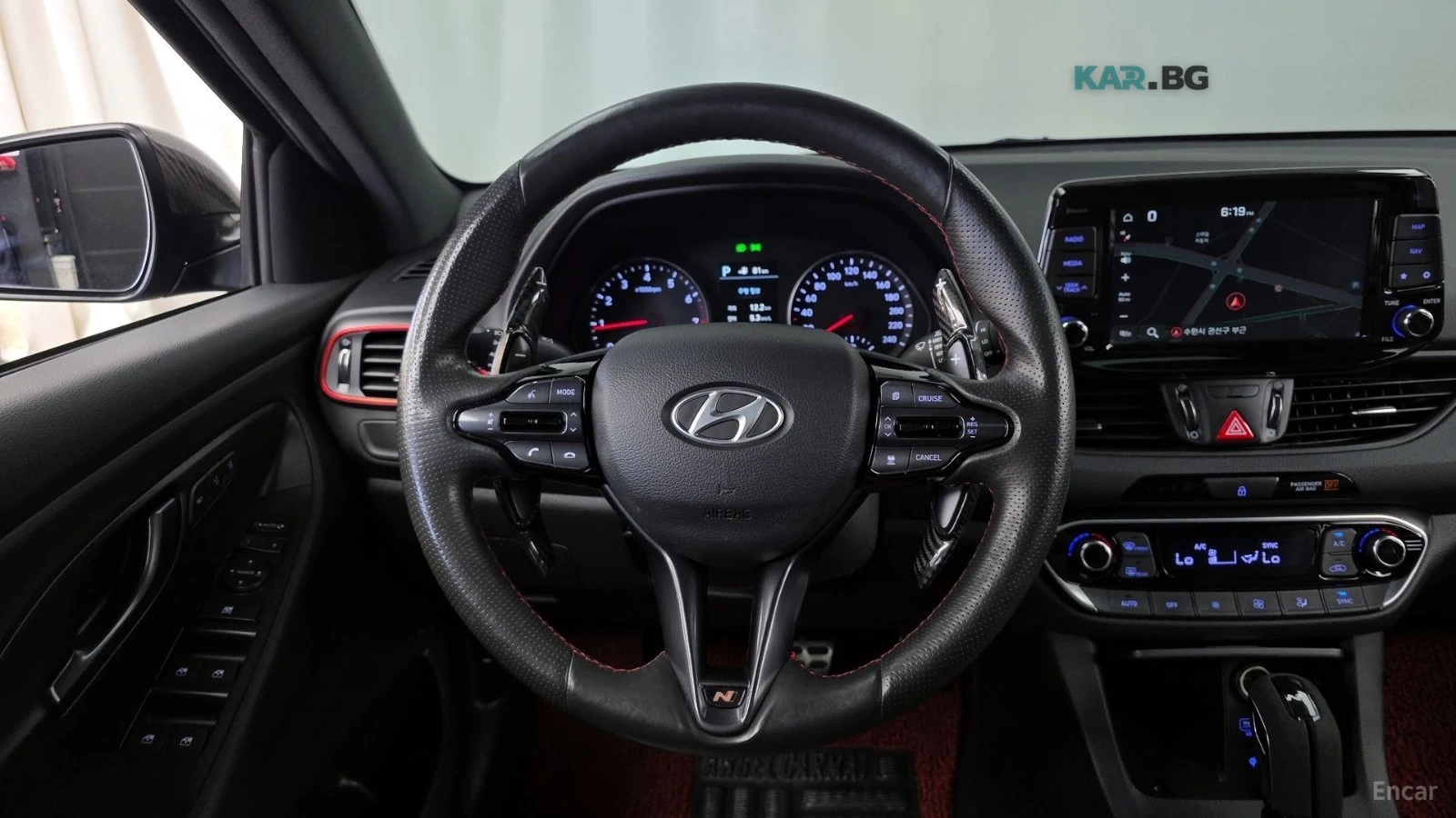 Hyundai I30 1.6T* N-LINE* ПОДГРЕВ* ОБДУХВАНЕ* ПАНОРАМА* , снимка 13 - Автомобили и джипове - 54916500