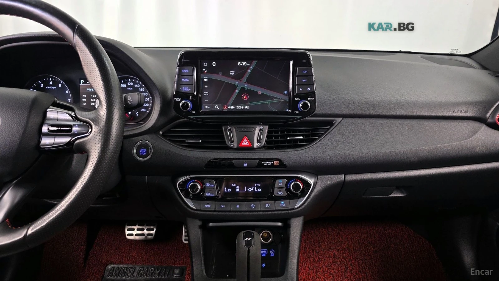 Hyundai I30 1.6T* N-LINE* ПОДГРЕВ* ОБДУХВАНЕ* ПАНОРАМА* , снимка 14 - Автомобили и джипове - 54916500