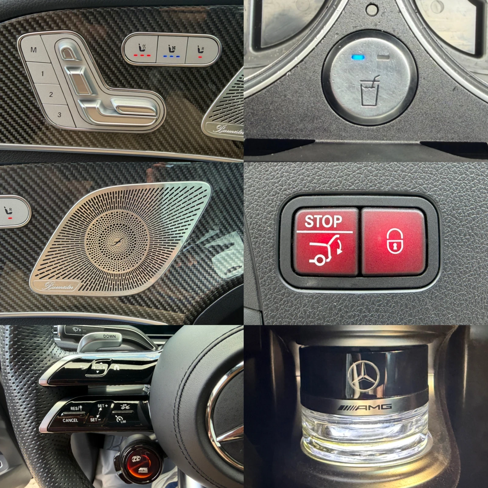 Mercedes-Benz GLE 53 4MATIC COUPE#DESIGNO#SOFTCL#PANO#ОБДУХ#CARBON#FULL FULL, снимка 15 - Автомобили и джипове - 55127545