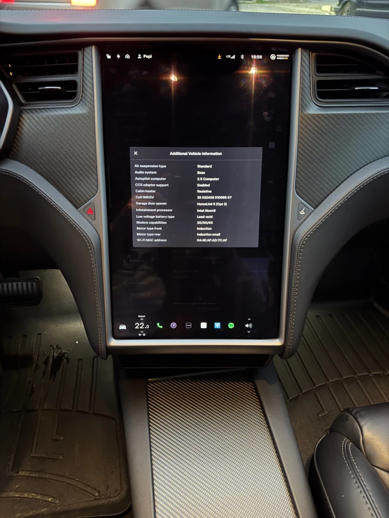 Tesla Model S 75D/MCU2/Model 2019/PREMIUM салон, снимка 17 - Автомобили и джипове - 52399125