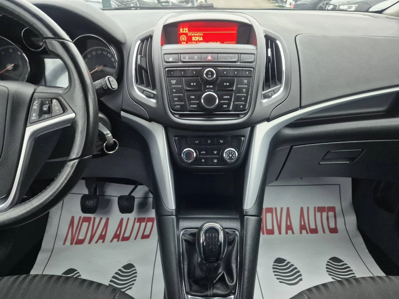 Opel Zafira 1.6i-7 МЕСТА-МЕТАН-190000км, снимка 10 - Автомобили и джипове - 53196778