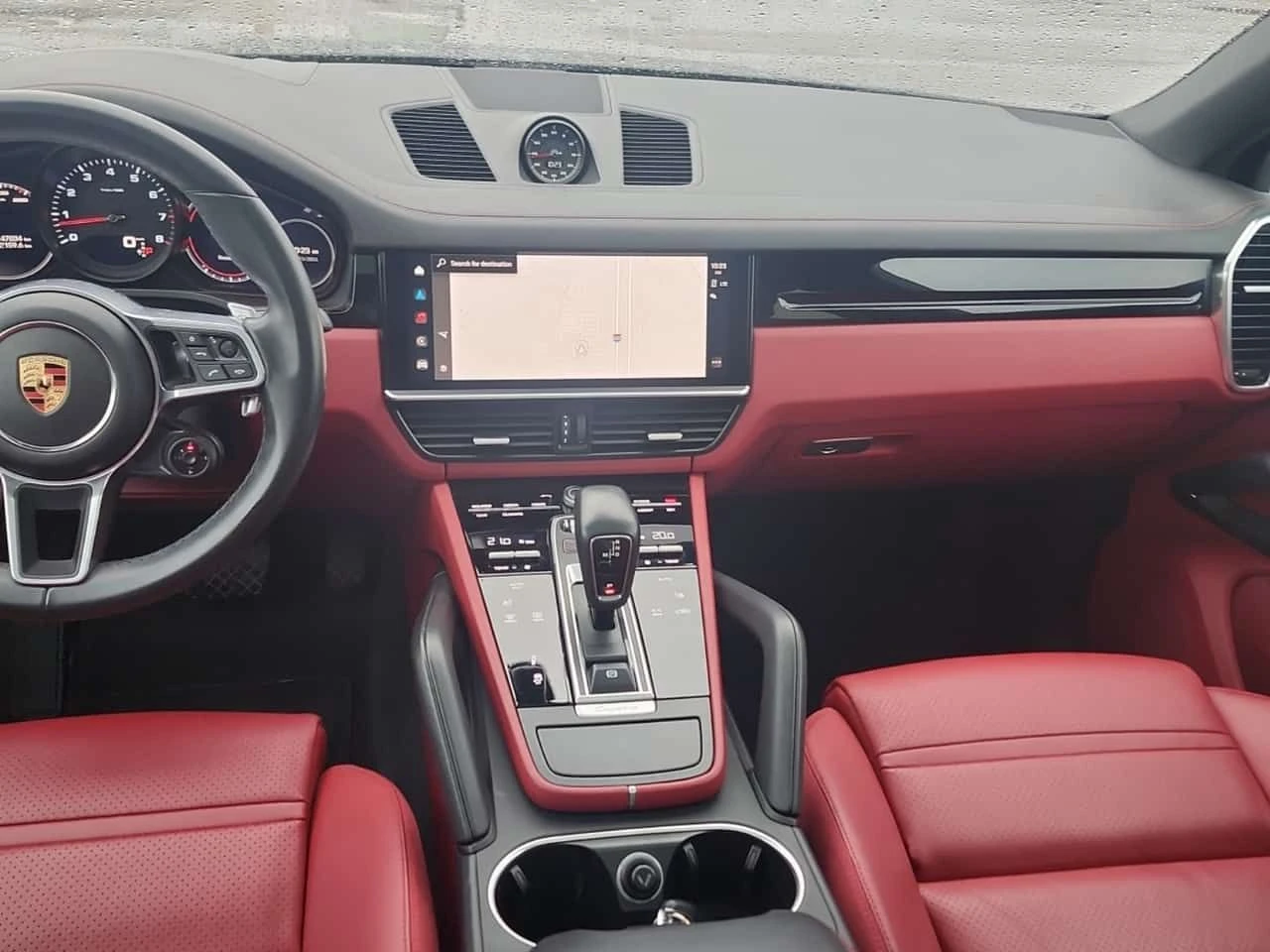 Porsche Cayenne COUPE| HUD| 360| ОБДУХВАНЕ| 2 КЛЮЧА| 2 ЧИФТА ГУМИ, снимка 9 - Автомобили и джипове - 54318294