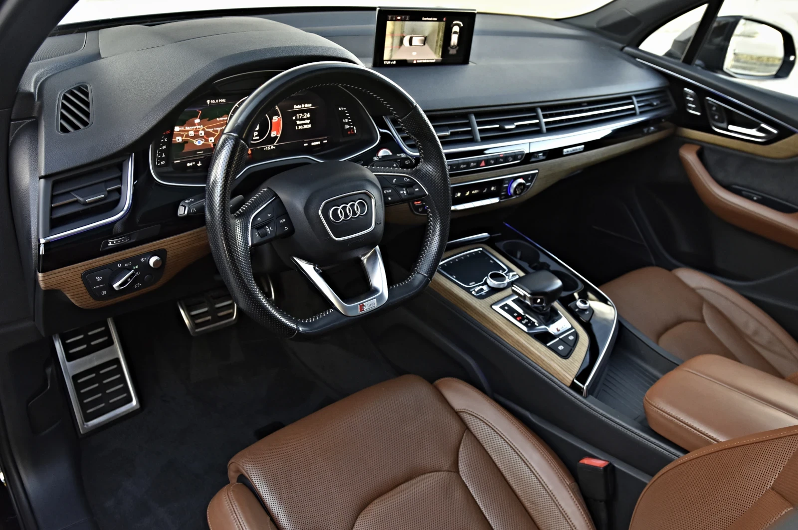 Audi SQ7 4.0 V8T MATRIX 21 PANO 360 EXCLUSIVE  FULL , снимка 9 - Автомобили и джипове - 56316299