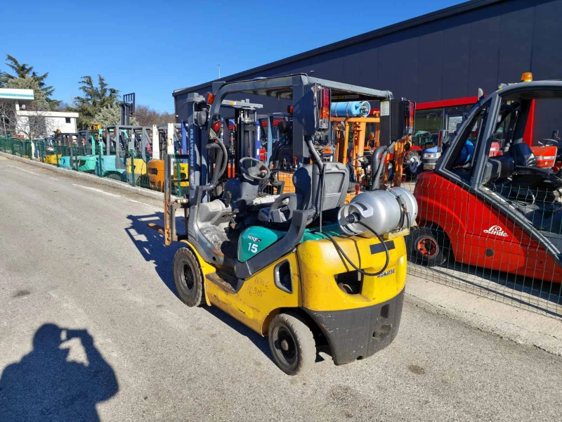 Мотокар Komatsu  ИЗРАВНИТЕЛ, ниски помещения, снимка 7 - Индустриална техника - 52935054