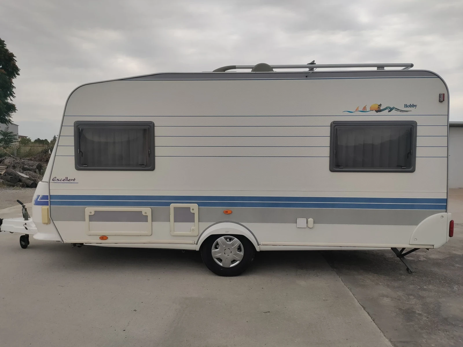 Каравана Hobby Excellent 450 Климатик Бойлер Форселт Регистрация - изображение 5