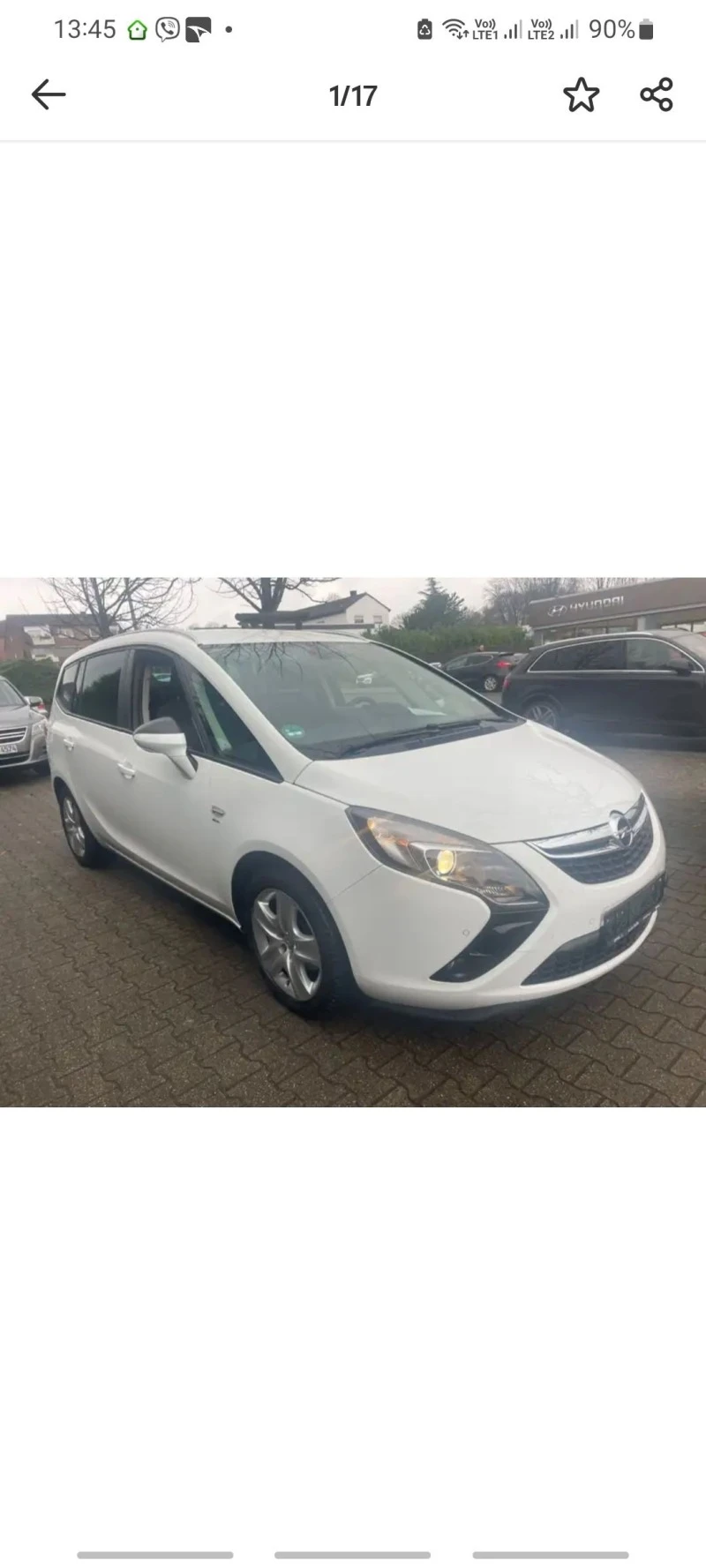 Opel Zafira А16XNT-1,6- метан турбо-150PS, снимка 2 - Автомобили и джипове - 43612590