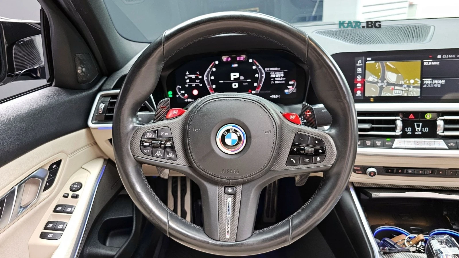 BMW 340 M340I* КОЖА* ПОДГРЕВ* ОБДУХВ* HEAD UP* 360* LINE A, снимка 12 - Автомобили и джипове - 54974474