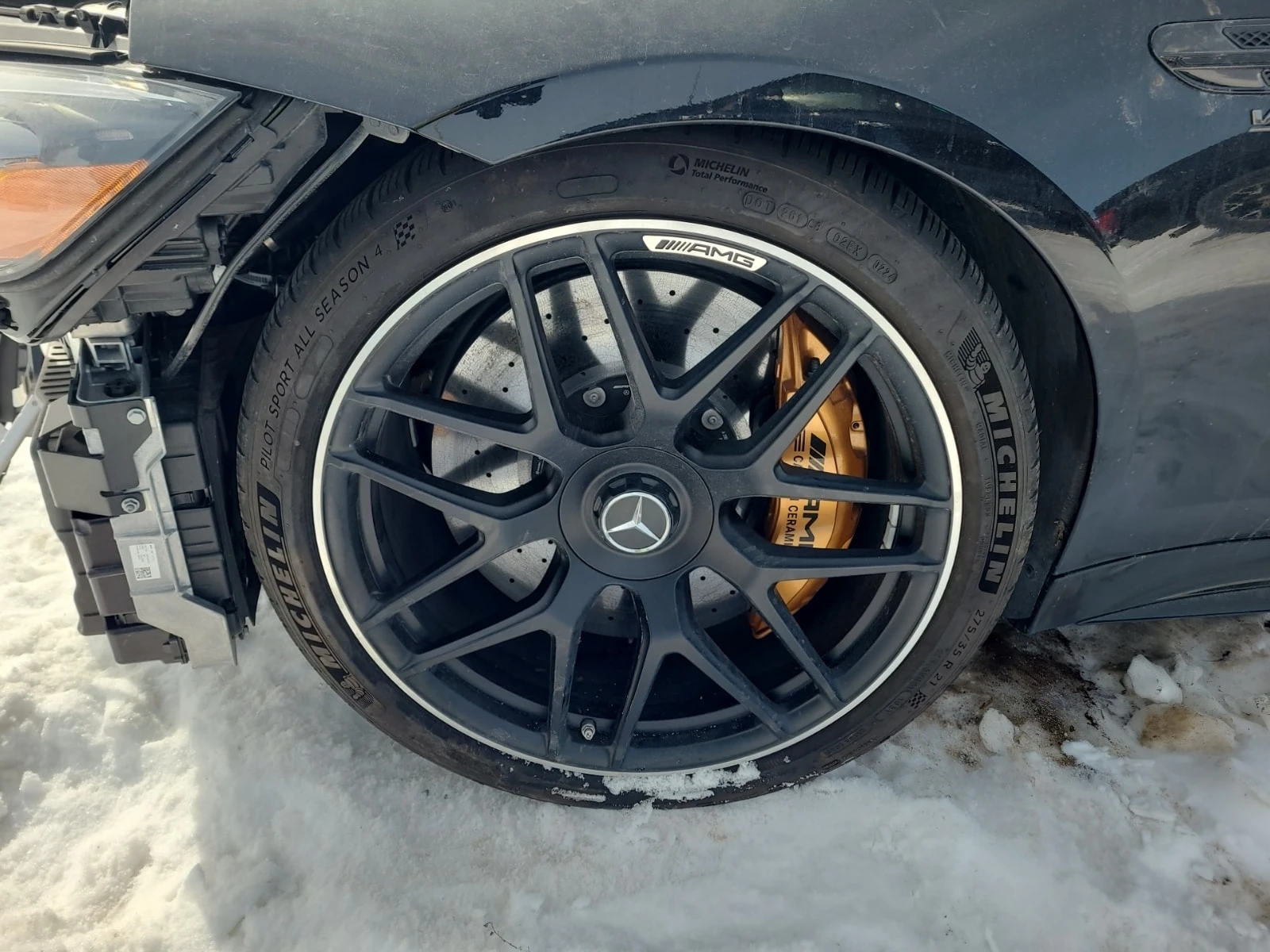 Mercedes-Benz AMG GT * 63 S E PERFORMANCE * УДАРЕНА* , снимка 7 - Автомобили и джипове - 56002381