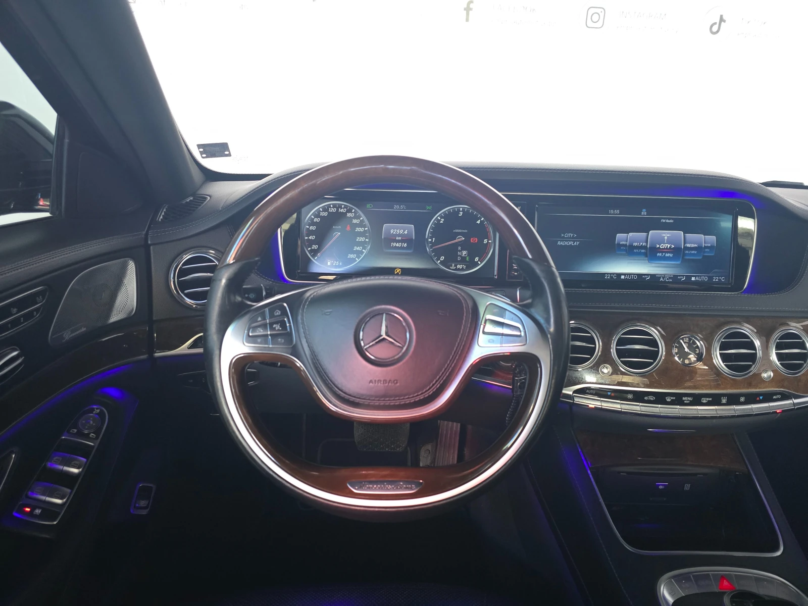 Mercedes-Benz S 350 LONG AMG | 360 CAM* HEAD-UP* NIGHT* �����*  | Mobile.bg � ����������� 9