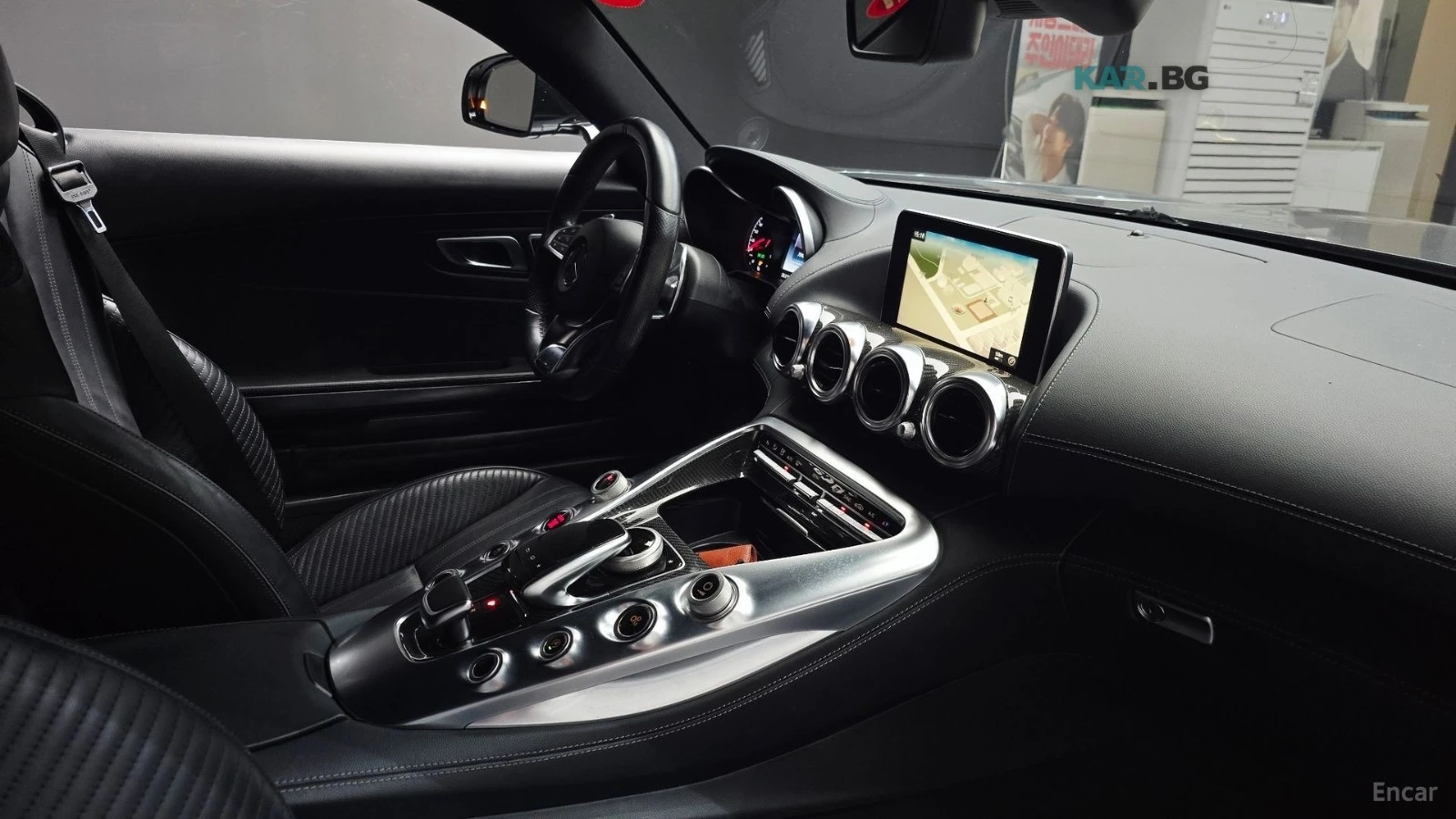 Mercedes-Benz AMG GT 4.0* КОЖА* ПОДГРЕВ* НАВИ* , снимка 12 - Автомобили и джипове - 55335571