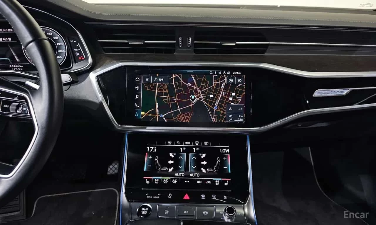 Audi A6 / ДИСТРОНИК / ХЕД-ЪП / 360 / ОБДУХВАНЕ, снимка 12 - Автомобили и джипове - 56431511