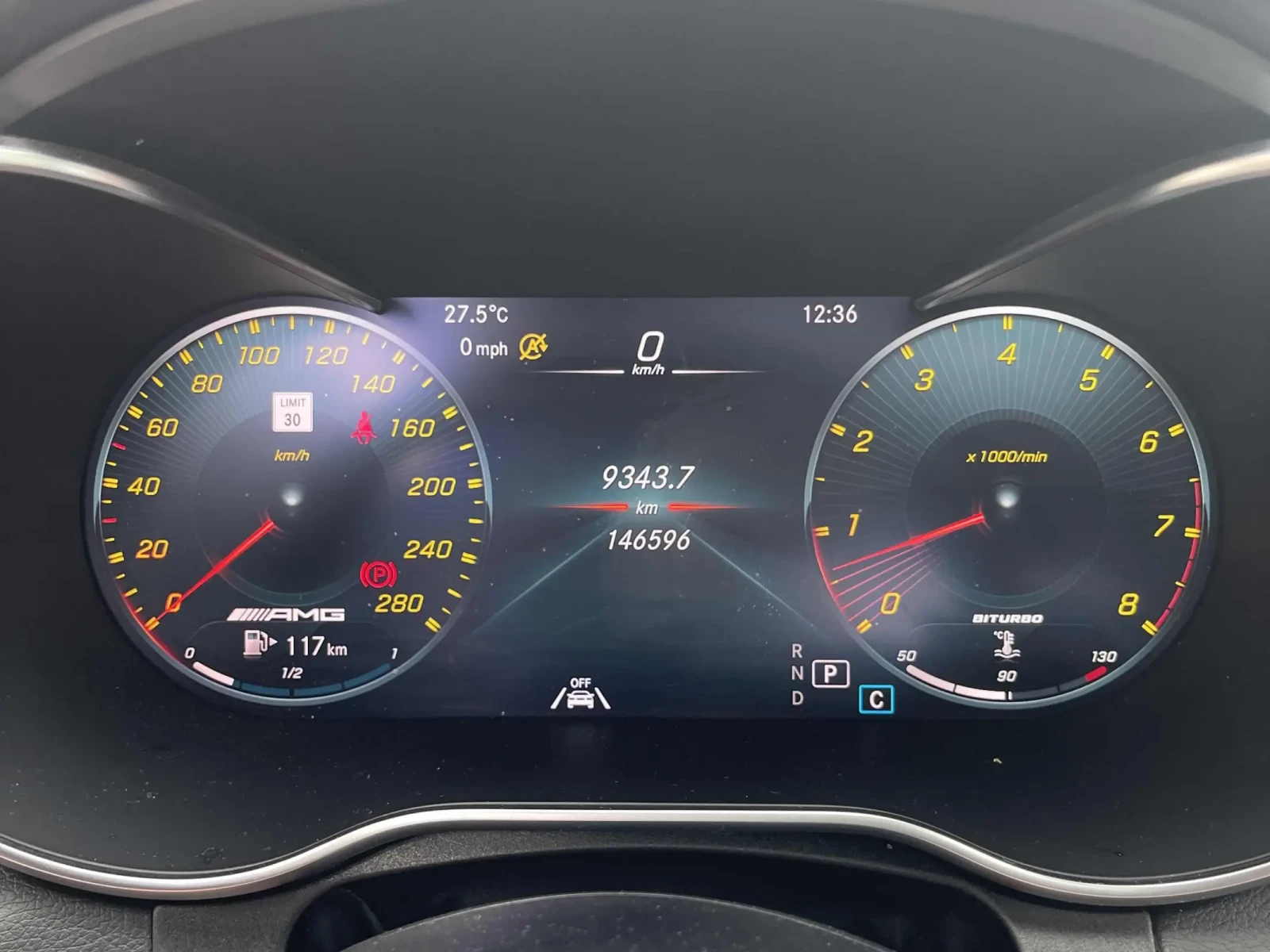 Mercedes-Benz C 43 AMG 2 КЛЮЧА * ПАНОРАМА * ПОДГРЕВИ * CARFAX, снимка 12 - Автомобили и джипове - 54883121