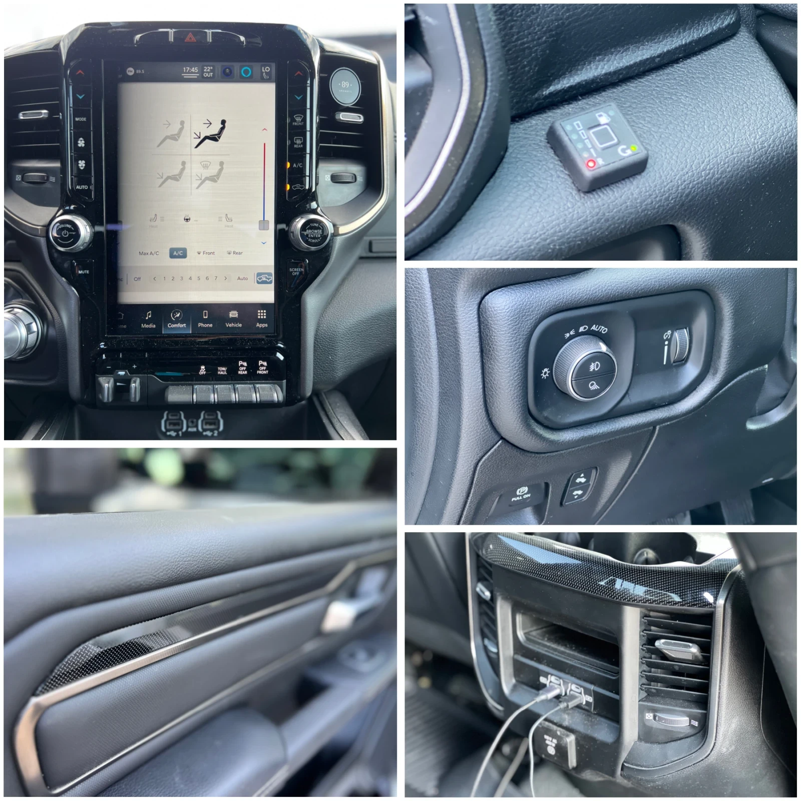 Dodge RAM 1500 HIMI* ГолямаКабина* ДългаБАЗА* ГАЗ* 5.7* ЕДИНСТВЕН, снимка 16 - Автомобили и джипове - 55801177