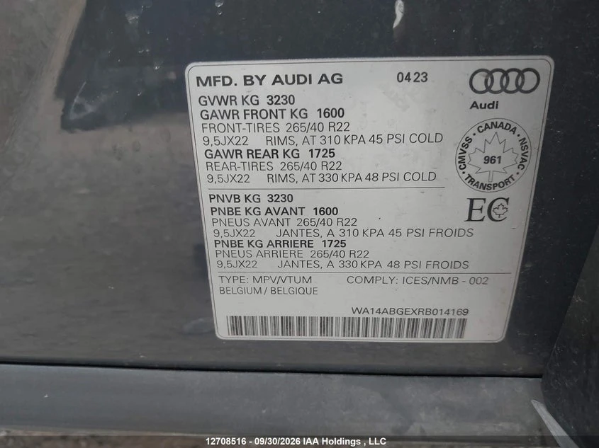 Audi Q8 E-Tron, снимка 9 - Автомобили и джипове - 56445244