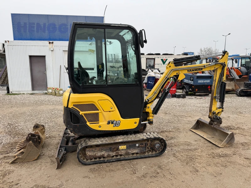 Багер Yanmar SV18 - 3 КОФИ, снимка 11 - Индустриална техника - 53430535