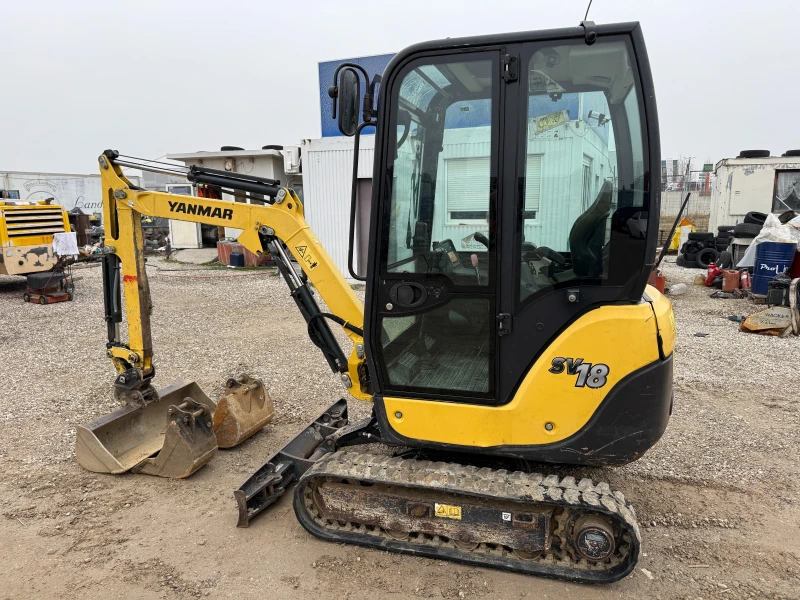 Багер Yanmar SV18 - 3 КОФИ, снимка 6 - Индустриална техника - 53430535